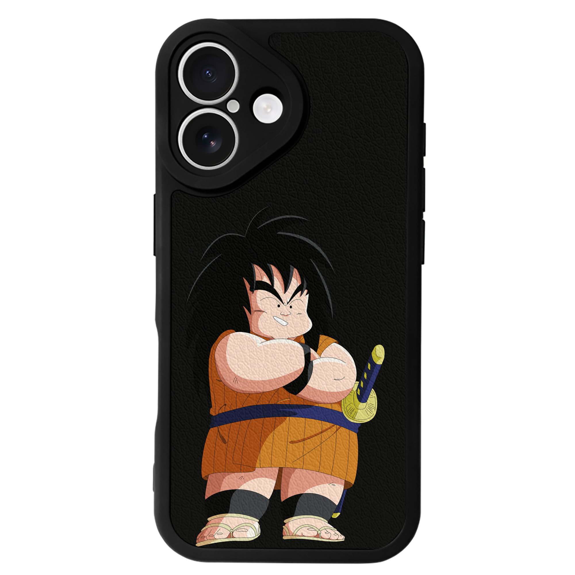 （画像用） ドラゴンボール やじろべえ DRAGON BALL Yajirobe 【iPhone 16シリーズ対応】シリコンスマホケース（レザー調） 材質：シリコン